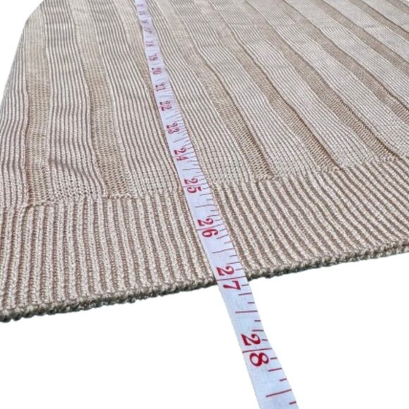 Free People Next Level Tunic in Marzipan Champagne Gold Oversized Sweater (SZ L) - Picture 13 of 16